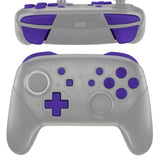 eXtremeRate DIY Replacement Full Set Buttons for Nintendo Switch Pro Controller - Purple - KRP305