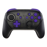 eXtremeRate DIY Replacement Full Set Buttons for Nintendo Switch Pro Controller - Purple - KRP305