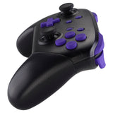 eXtremeRate DIY Replacement Full Set Buttons for Nintendo Switch Pro Controller - Purple - KRP305