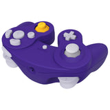 eXtremeRate Purple Replacement Faceplate Backplate with Buttons for Nintendo GameCube Controller - GCNP3006