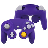 eXtremeRate Purple Replacement Faceplate Backplate with Buttons for Nintendo GameCube Controller - GCNP3006