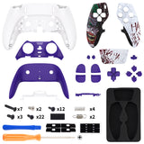 eXtremeRate Clown HAHAHA Full Set Housing Shell with Buttons Touchpad Cover Compatible with ps5 Edge Controller, Custom Replacement Decorative Trim Shell Front Back Plates Compatible with ps5 Edge Controller - QRHEGT002