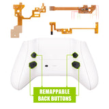 eXtremeRate White HOPE Remappable Remap Kit for Xbox Series X / S Controller, Upgrade Boards & Redesigned Back Shell & Side Rails & Back Buttons for Xbox Core Controller - Controller NOT Included - RX3P3008