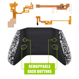 eXtremeRate Textured White HOPE Remappable Remap Kit for Xbox Series X / S Controller, Upgrade Boards & Redesigned Back Shell & Side Rails & Back Buttons for Xbox Core Controller - Controller NOT Included - RX3P3042