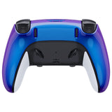 eXtremeRate Chameleon Purple Blue Custom Back Housing Bottom Shell Compatible with ps5 Edge Controller, DIY Replacement Back Shell Cover Compatible with ps5 Edge Controller - DQZEGP008