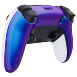 eXtremeRate Chameleon Purple Blue Custom Back Housing Bottom Shell Compatible with ps5 Edge Controller, DIY Replacement Back Shell Cover Compatible with ps5 Edge Controller - DQZEGP008