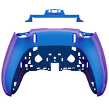 eXtremeRate Chameleon Purple Blue Custom Back Housing Bottom Shell Compatible with ps5 Edge Controller, DIY Replacement Back Shell Cover Compatible with ps5 Edge Controller - DQZEGP008