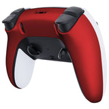 eXtremeRate Scarlet Red Custom Back Housing Bottom Shell Compatible with ps5 Edge Controller, DIY Replacement Back Shell Cover Compatible with ps5 Edge Controller - DQZEGP001