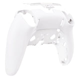 eXtremeRate White Custom Back Housing Bottom Shell Compatible with ps5 Edge Controller, DIY Replacement Back Shell Cover Compatible with ps5 Edge Controller - DQZEGP007