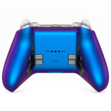 eXtremeRate Replacement Bottom Shell Case for Xbox Elite Series 2 Controller, Custom Chameleon Purple Blue Back Housing Shell Cover for Xbox Elite Series 2 Core Wireless Controller Model 1797 - WITHOUT Controller  - XDHE2P004