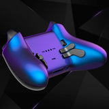 eXtremeRate Replacement Bottom Shell Case for Xbox Elite Series 2 Controller, Custom Chameleon Purple Blue Back Housing Shell Cover for Xbox Elite Series 2 Core Wireless Controller Model 1797 - WITHOUT Controller  - XDHE2P004