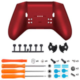 eXtremeRate Replacement Bottom Shell Case for Xbox Elite Series 2 Controller, Custom Scarlet Red Back Housing Shell Cover for Xbox Elite Series 2 Core Wireless Controller Model 1797 - WITHOUT Controller - XDHE2P002