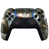 eXtremeRate Armored Mercenary Front Housing Shell Compatible with ps5 Controller BDM-010/020/030/040, DIY Replacement Shell Custom Touch Pad Cover Compatible with ps5 Controller - ZPFR011G3