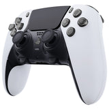 eXtremeRate Replacement D-pad R1 L1 R2 L2 Triggers Share Options Home Face Buttons Compatible with ps5 Edge Controller, Clear Black Full Set Buttons Compatible with ps5 Edge Controller - JXTEGM003