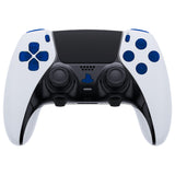 eXtremeRate Replacement D-pad R1 L1 R2 L2 Triggers Share Options Home Face Buttons Compatible with ps5 Edge Controller, Clear Blue Full Set Buttons Compatible with ps5 Edge Controller - JXTEGM004