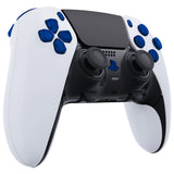 eXtremeRate Replacement D-pad R1 L1 R2 L2 Triggers Share Options Home Face Buttons Compatible with ps5 Edge Controller, Clear Blue Full Set Buttons Compatible with ps5 Edge Controller - JXTEGM004