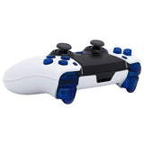 eXtremeRate Replacement D-pad R1 L1 R2 L2 Triggers Share Options Home Face Buttons Compatible with ps5 Edge Controller, Clear Blue Full Set Buttons Compatible with ps5 Edge Controller - JXTEGM004