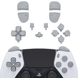 eXtremeRate Replacement D-pad R1 L1 R2 L2 Triggers Share Options Home Face Buttons Compatible with ps5 Edge Controller, New Hope Gray Full Set Buttons Compatible with ps5 Edge Controller - JXTEGP005