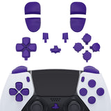 eXtremeRate Replacement D-pad R1 L1 R2 L2 Triggers Share Options Home Face Buttons Compatible with ps5 Edge Controller, Purple Full Set Buttons Compatible with ps5 Edge Controller - JXTEGP004