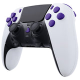 eXtremeRate Replacement D-pad R1 L1 R2 L2 Triggers Share Options Home Face Buttons Compatible with ps5 Edge Controller, Purple Full Set Buttons Compatible with ps5 Edge Controller - JXTEGP004