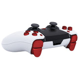 eXtremeRate Replacement D-pad R1 L1 R2 L2 Triggers Share Options Home Face Buttons Compatible with ps5 Edge Controller, Scarlet Red Full Set Buttons Compatible with ps5 Edge Controller - JXTEGP001