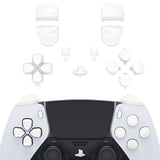 eXtremeRate Replacement D-pad R1 L1 R2 L2 Triggers Share Options Home Face Buttons Compatible with ps5 Edge Controller, White Full Set Buttons Compatible with ps5 Edge Controller - JXTEGP007