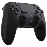 eXtremeRate Black Full Set Housing Shell with Buttons Touchpad Cover Compatible with ps5 Edge Controller, Custom Replacement Decorative Trim Shell Front Back Plates Compatible with ps5 Edge Controller - QRHEGP006