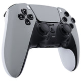 eXtremeRate New Hope Gray Left Right Front Housing Shell with Touchpad Compatible with ps5 Edge Controller, DIY Replacement Faceplate Shell Custom Touch Pad Cover Compatible with ps5 Edge Controller - MLREGP005