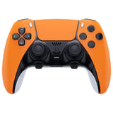 eXtremeRate Orange Left Right Front Housing Shell with Touchpad Compatible with ps5 Edge Controller, DIY Replacement Faceplate Shell Custom Touch Pad Cover Compatible with ps5 Edge Controller - MLREGP002