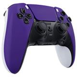 eXtremeRate Purple Left Right Front Housing Shell with Touchpad Compatible with ps5 Edge Controller, DIY Replacement Faceplate Shell Custom Touch Pad Cover Compatible with ps5 Edge Controller - MLREGP004