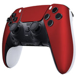 eXtremeRate Scarlet Red Left Right Front Housing Shell with Touchpad Compatible with ps5 Edge Controller, DIY Replacement Faceplate Shell Custom Touch Pad Cover Compatible with ps5 Edge Controller - MLREGP001