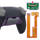 eXtremeRate Remappable RISE Remap Kit for PS5 Controller BDM-030/040/050 - Rubberized Dark Gray - XPFU6013G3