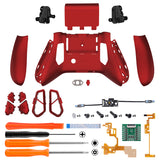 eXtremeRate VICTOR X Remap Kit for Xbox Series X/S Controller - Scarlet Red - RTX3P003