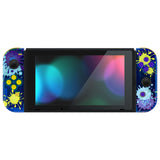 eXtremeRate Splattering Paint Back Plate for Nintendo Switch Console, NS Joycon Handheld Controller Housing with Colorful Buttons, DIY Replacement Shell for Nintendo Switch - QT119