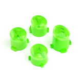 eXtremeRate Three-Tone Carmine Green & Clear ABXY Action Buttons with Classic Symbols for Xbox Series X & S Controller & Xbox One S/X & Xbox One Elite V1/V2 Controller - JDX3M014