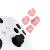 eXtremeRate Three-Tone Carmine Pale Red & Clear ABXY Action Buttons with Classic Symbols for Xbox Series X & S Controller & Xbox One S/X & Xbox One Elite V1/V2 Controller - JDX3M016