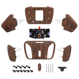 eXtremeRate Turn RISE to RISE4 Kit – Redesigned Wood Grain K1 K2 K3 K4 Back Buttons Housing & Remap PCB Board for PS5 Controller eXtremeRate RISE & RISE4 Remap kit - Controller & Other RISE Accessories NOT Included - VPFS2001P