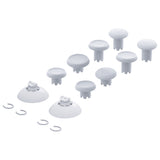 eXtremeRate ThumbsGear V3 Interchangeable Thumbsticks for Xbox Core Controller, 4 Height Adjustable Convex and Concave Grip Joysticks for Xbox One S/X/Elite, for Nintendo Switch Pro Controller - Original White - VRVX3M002