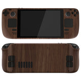 eXtremeRate Replacement Wood Grain Full Set Shell with Buttons for Steam Deck LCD - QESDS001