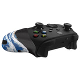 PlayVital The Great Wave Off Kanagawa Anti-Skid Sweat-Absorbent Controller Grip for Xbox Series X/S Controller, Professional Textured Soft Rubber Pads Handle Grips for Xbox Series X/S Controller - X3PJ034