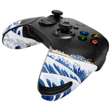 PlayVital The Great Wave Off Kanagawa Anti-Skid Sweat-Absorbent Controller Grip for Xbox Series X/S Controller, Professional Textured Soft Rubber Pads Handle Grips for Xbox Series X/S Controller - X3PJ034