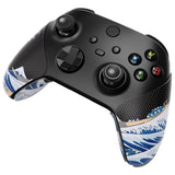 PlayVital The Great Wave Off Kanagawa Anti-Skid Sweat-Absorbent Controller Grip for Xbox Series X/S Controller, Professional Textured Soft Rubber Pads Handle Grips for Xbox Series X/S Controller - X3PJ034