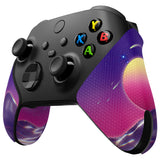 PlayVital The Cyber Moon Anti-Skid Sweat-Absorbent Controller Grip for Xbox Series X/S Controller, Professional Textured Soft Rubber Pads Handle Grips for Xbox Series X/S Controller - X3PJ035