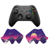 PlayVital The Cyber Moon Anti-Skid Sweat-Absorbent Controller Grip for Xbox Series X/S Controller, Professional Textured Soft Rubber Pads Handle Grips for Xbox Series X/S Controller - X3PJ035