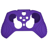 PlayVital Samurai Edition Anti Slip Silicone Case Cover for Xbox Elite Wireless Controller Series 2, Ergonomic Soft Rubber Skin Protector for Xbox Elite Series 2 with Thumb Grip Caps - Purple - XBE2M009