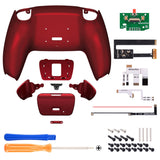 eXtremeRate Remappable Rise 2.0 Remap Kit for PS5 Controller BDM-010/020 - Scarlet Red - XPFP3003G2