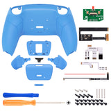 eXtremeRate Remappable Rise 2.0 Remap Kit for PS5 Controller BDM-010/020 - Rubberized Starlight Blue - XPFU6006