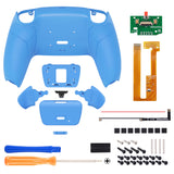 eXtremeRate Remappable RISE Remap Kit for PS5 Controller BDM-030/040/050 - Rubberized Starlight Blue - XPFU6006G3