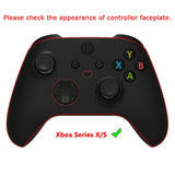 eXtremeRate Eye of the Serpent Replacement Part Faceplate, Soft Touch Grip Housing Shell Case for Xbox Series S & Xbox Series X Controller Accessories - Controller NOT Included - FX3T182