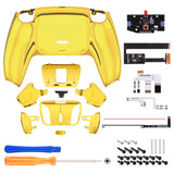 eXtremeRate Remappable Rise4 Remap Kit for PS5 Controller BDM-010/020 - Chrome Gold - YPFD4001